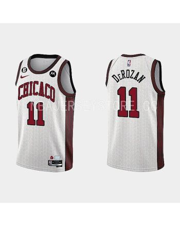 Chicago Bulls 11 DeMar DeRozan 2022-23 City Edition White Men Jersey