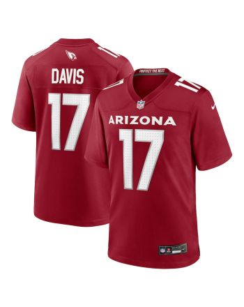 Kaden Davis 17 Arizona Cardinals Men Team Game Jersey - Cardinal