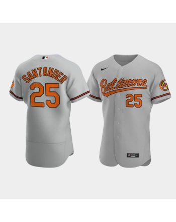 Anthony Santander 25 Baltimore Orioles Gray Road Jersey Jersey