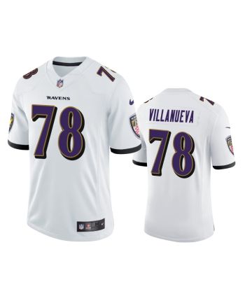 Alejandro Villanueva 78 Baltimore Ravens White Vapor Limited Jersey