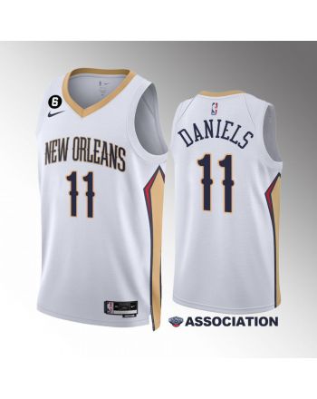 New Orleans Pelicans 2022-23 Dyson Daniels 11 Association Edition White Jersey Swingman