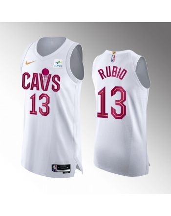 Cleveland Cavaliers Ricky Rubio 13 2022-23 Association Edition White Jersey