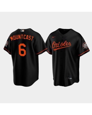 Men's Baltimore Orioles Ryan Mountcastle 6 Alternate Black Jersey Jersey