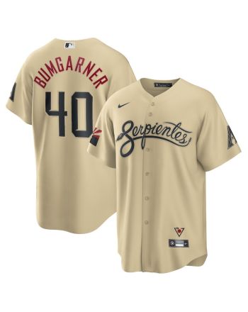 Madison Bumgarner 40 Arizona Diamondbacks City Connect Men Jersey - Sand