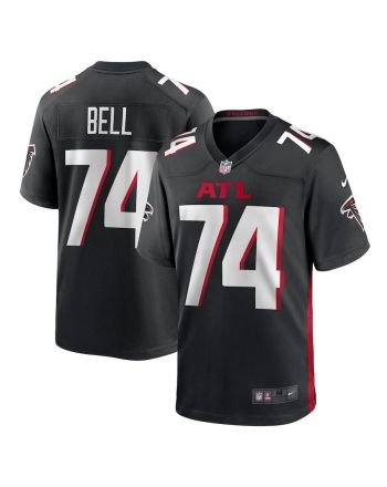 Travis Bell 74 Atlanta Falcons Game Men Jersey - Black