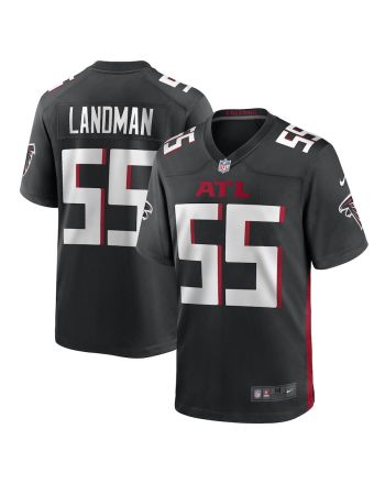 Nate Landman Atlanta Falcons Game Player Jersey - Black