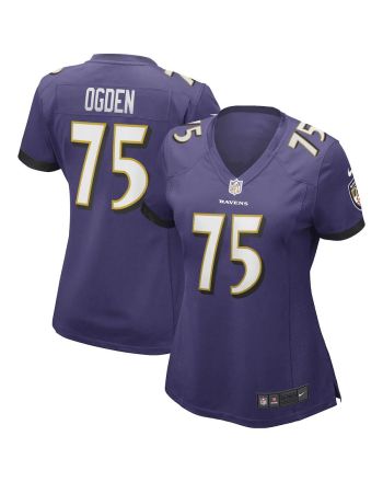 Jonathan Ogden 75 Baltimore Ravens Women's Game Retired Player Jersey - Purple