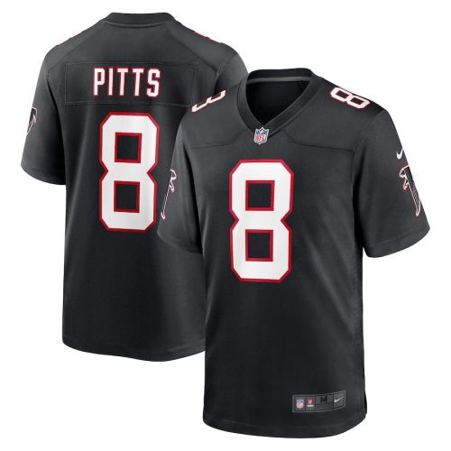 Kyle Pitts 8 Atlanta Falcons Men Game Jersey - Black