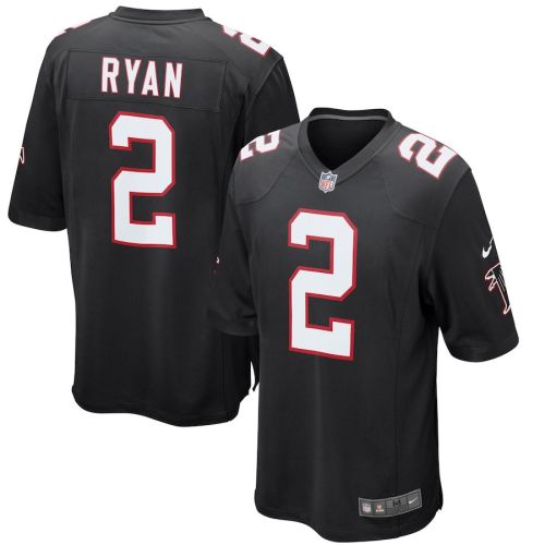 Matt Ryan 2 Atlanta Falcons YOUTH Alternate Game Jersey - Black