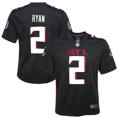 Matt Ryan 2 Atlanta Falcons YOUTH Game Jersey - Black