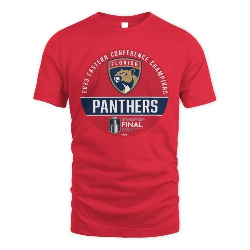 Florida Panthers 2023 Final Stanley Cup Champions T-Shirt - Red