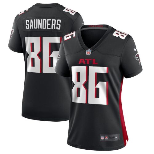 CJ Saunders 86 Atlanta Falcons Game Women Jersey - Black