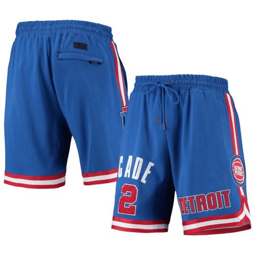 Cade Cunningham 2 Detroit Pistons Blue Team Player Shorts - Men