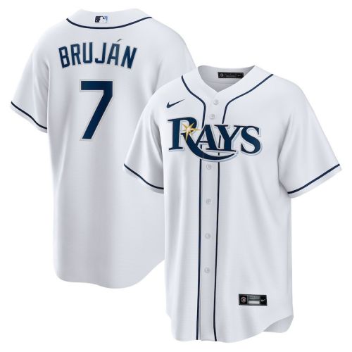 Vidal Bruján 7 Tampa Bay Rays Home Team Men Jersey - White