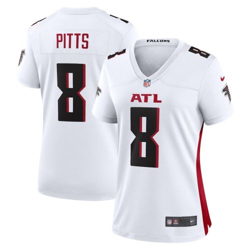 Kyle Pitts 8 Atlanta Falcons Women's Game Jersey - White