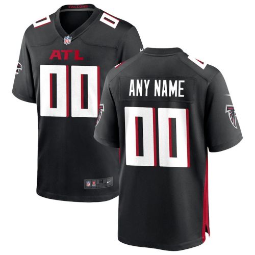 Atlanta Falcons Men Custom Game Jersey - Black