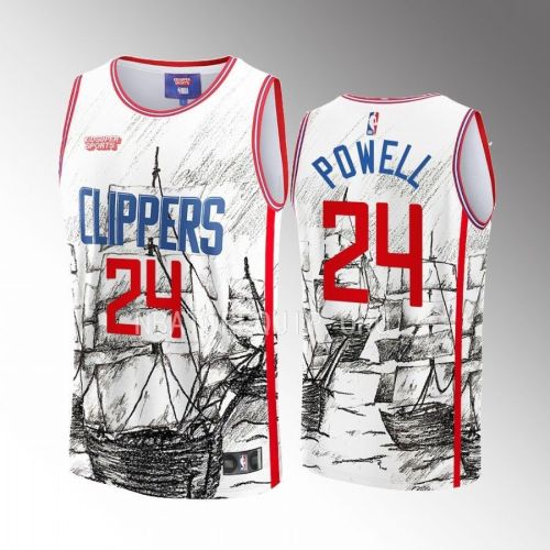 Norman Powell 24 LA Clippers NBA & KidSuper Studios Unisex Hometown Jersey