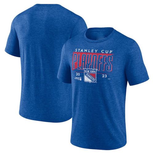 New York Rangers 2023 Stanley Cup Playoffs Tri-Blend T-Shirt - Heather Royal