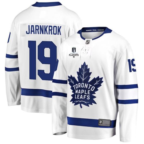 DCalle Jarnkrok 19 Toronto Maple Leafs Stanley Cup 2023 Playoffs Patch Away Breakaway Men Jersey - White