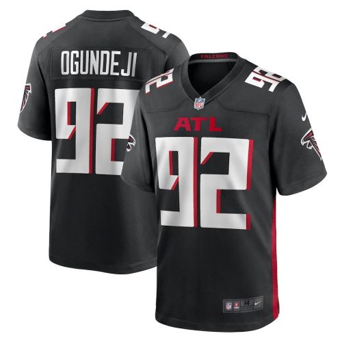 Adetokunbo Ogundeji 92 Atlanta Falcons Men's Game Jersey - Black