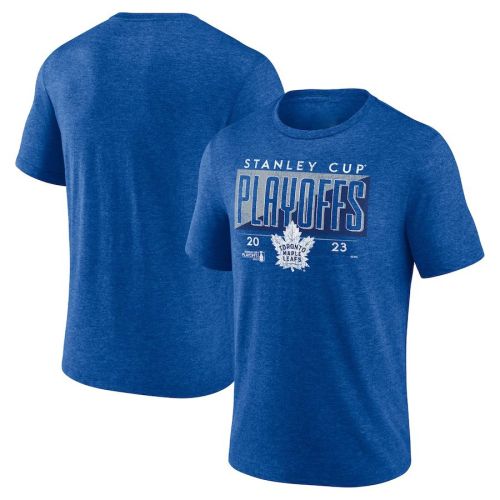 Toronto Maple Leafs 2023 Stanley Cup Playoffs Tri-Blend T-Shirt - Heather Royal