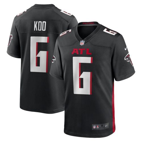 Younghoe Koo 6 Atlanta Falcons Men's Team Game Jersey - Black