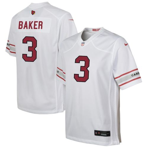 Budda Baker 3 Arizona Cardinals YOUTH Game Jersey - White