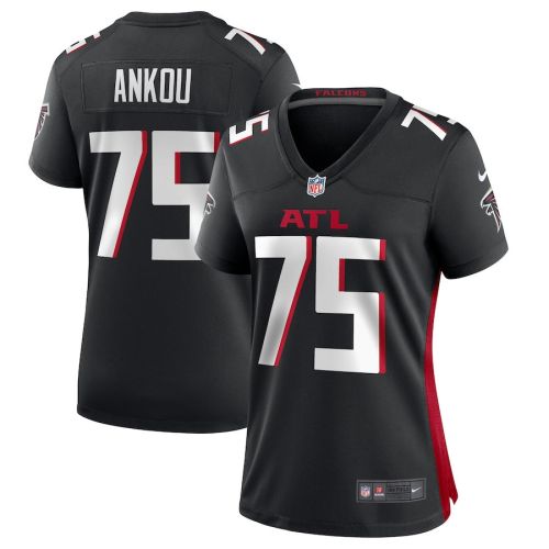 Eli Ankou 75 Atlanta Falcons Women Game Jersey - Black