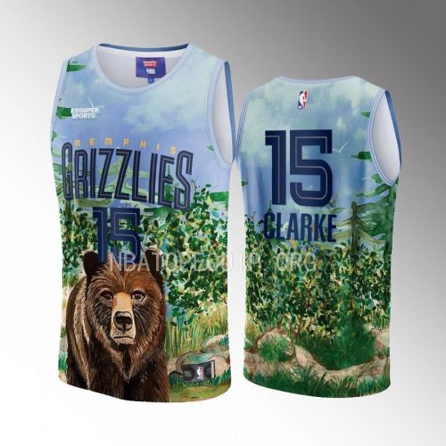 Brandon Clarke 15 Memphis Grizzlies NBA & KidSuper Studios Unisex Hometown Jersey