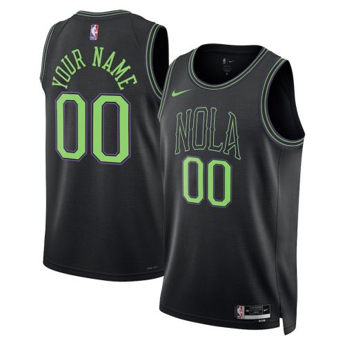 New Orleans Pelicans 2023/24 City Edition Swingman Custom Jersey - Black