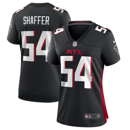 Justin Shaffer 54 Atlanta Falcons Women Game Jersey - Black