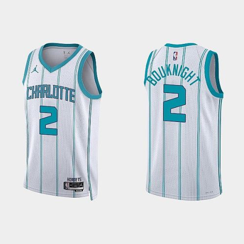 Charlotte Hornets James Bouknight 2 2022-23 Association Edition White Men Jersey Swingman