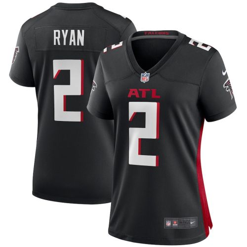 Matt Ryan 2 Atlanta Falcons Women's Game Jersey - Black