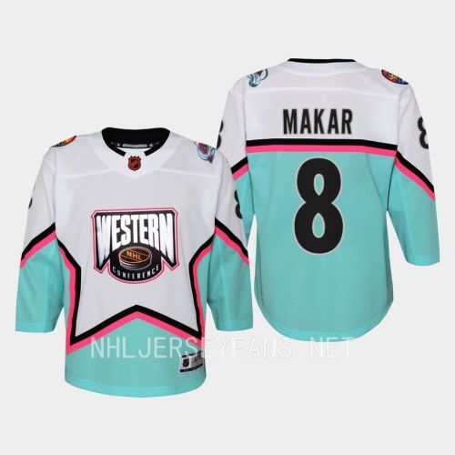 Cale Makar 8 Colorado Avalanche 2023 All-Star Western White