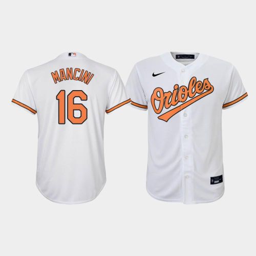 Youth Baltimore Orioles Trey Mancini 16 White Home Jersey Jersey