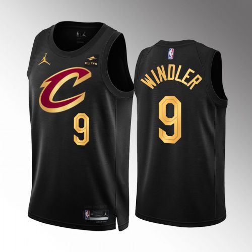 Cleveland Cavaliers Dylan Windler 9 Statement Edition Black Jersey 2022-23 Swingman