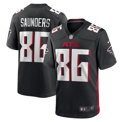 CJ Saunders 86 Atlanta Falcons Men Team Game Jersey - Black