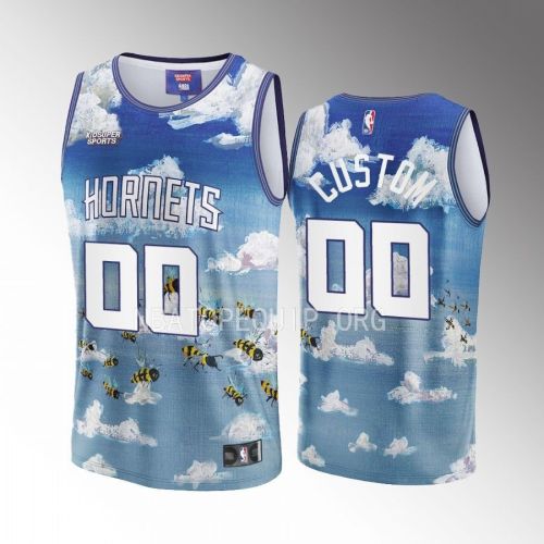 Custome Charlotte Hornets NBA & KidSuper Studios Unisex Hometown Jersey