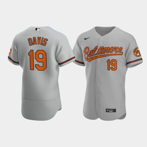 Chris Davis 19 Baltimore Orioles Gray Road Jersey Jersey