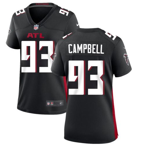 Calais Campbell 93 Atlanta Falcons Women Game Jersey - Black