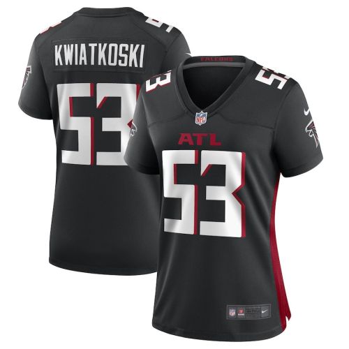 Nick Kwiatkoski Atlanta Falcons Women's Game Player Jersey - Black