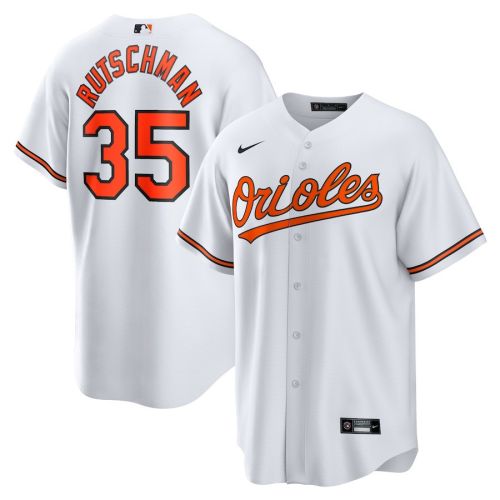 Adley Rutschman 35 Baltimore Orioles Home Men Jersey - White