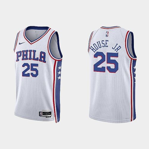 Philadelphia 76ers Danuel House Jr. 25 2022-23 Association Edition White Men Jersey Swingman