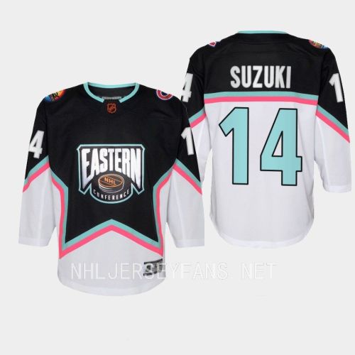 Nick Suzuki 14 Montreal Canadiens 2023 All-Star Game Jersey Black Equipment