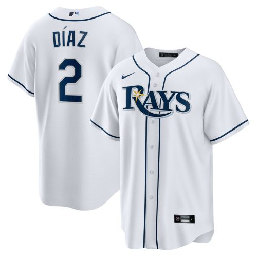 Yandy Díaz 2 Tampa Bay Rays Home Team Men Jersey - White