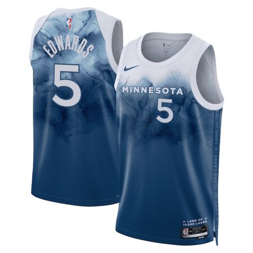 Anthony Edwards 5 Minnesota Timberwolves 2023/24 City Edition Swingman Jersey - Blue