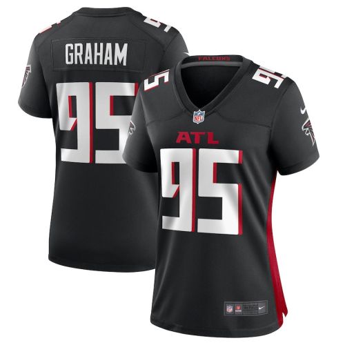 Ta'Quon Graham 95 Atlanta Falcons Women's Game Jersey - Black