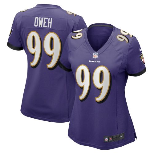 Odafe Oweh 99 Baltimore Ravens Women's Game Jersey - Purple