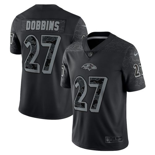 J.K. Dobbins Baltimore Ravens RFLCTV Limited Jersey - Black