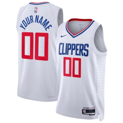 LA Clippers Custom 00 Men 2022/23 Swingman Jersey - Association Edition